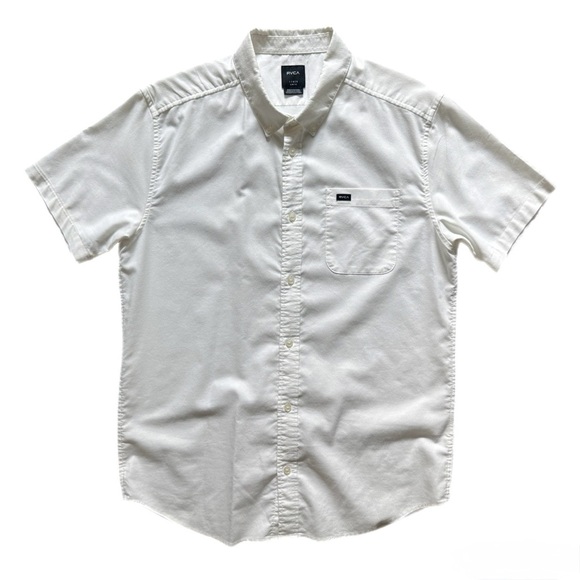 RVCA Other - RVCA Men's White Casual Button Down Shirt